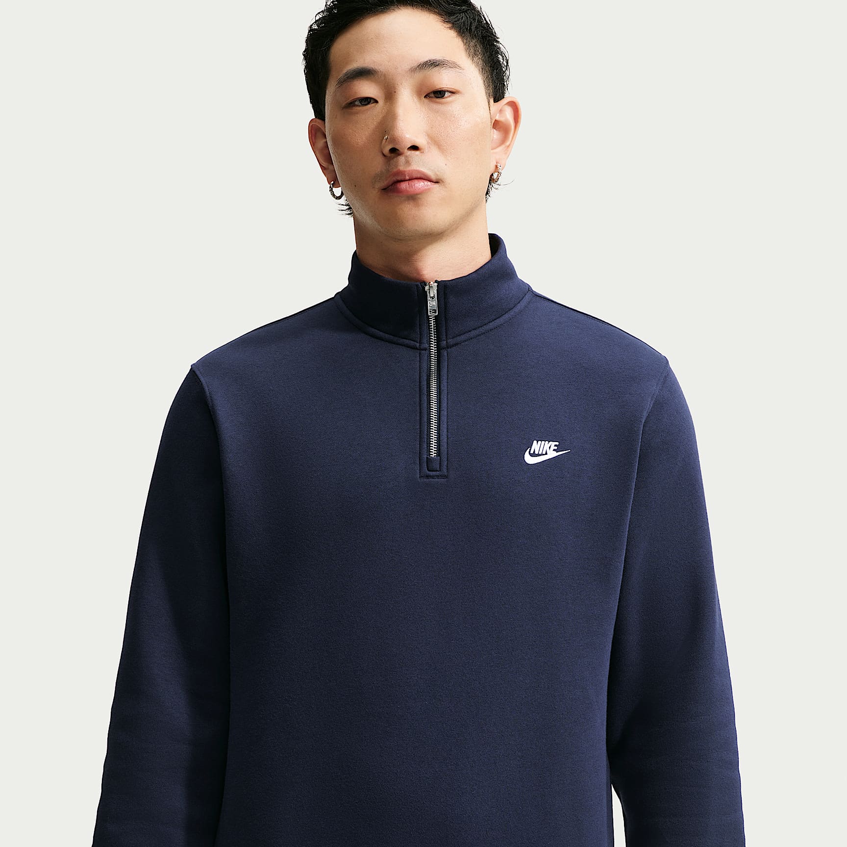 Nike Sportswear Club Men's 1/2-Zip Fleece Top. Nike.com